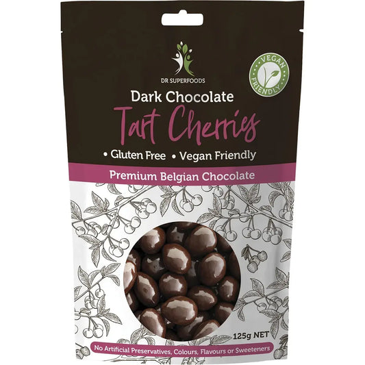 DR SUPERFOODS Tart Cherries Dark Chocolate 125g DR SUPERFOODS
