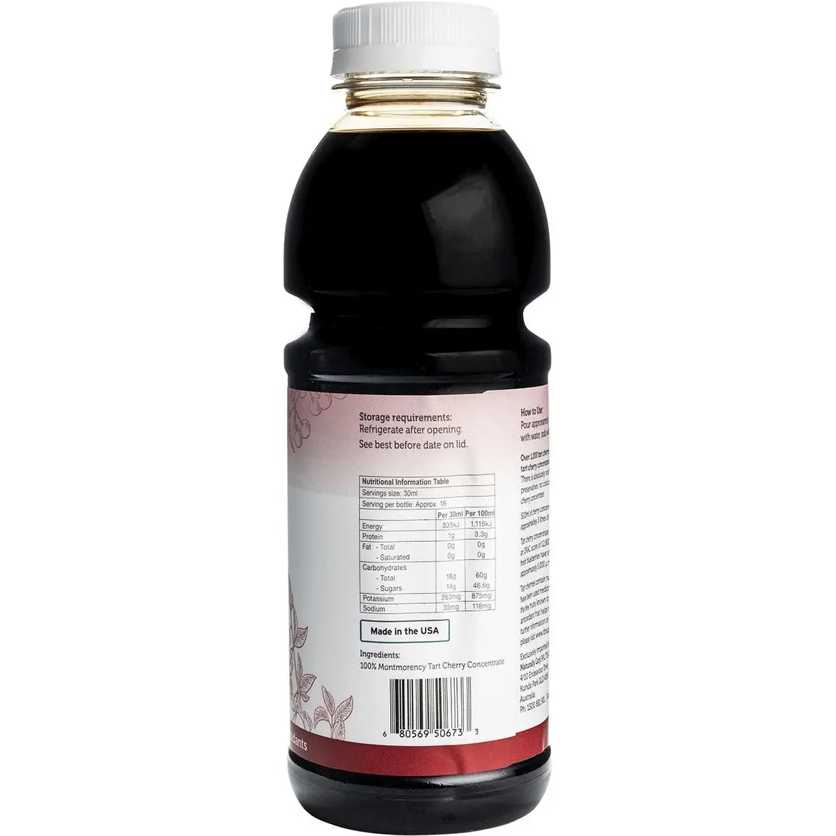DR SUPERFOODS Tart Cherry Concentrate 473ml DR SUPERFOODS