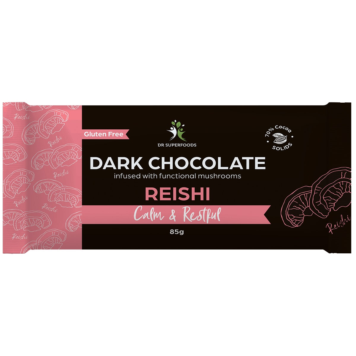 Dr Superfoods Dark Chocolate Bar Calm & Restful 12x85g - Cutprice Online