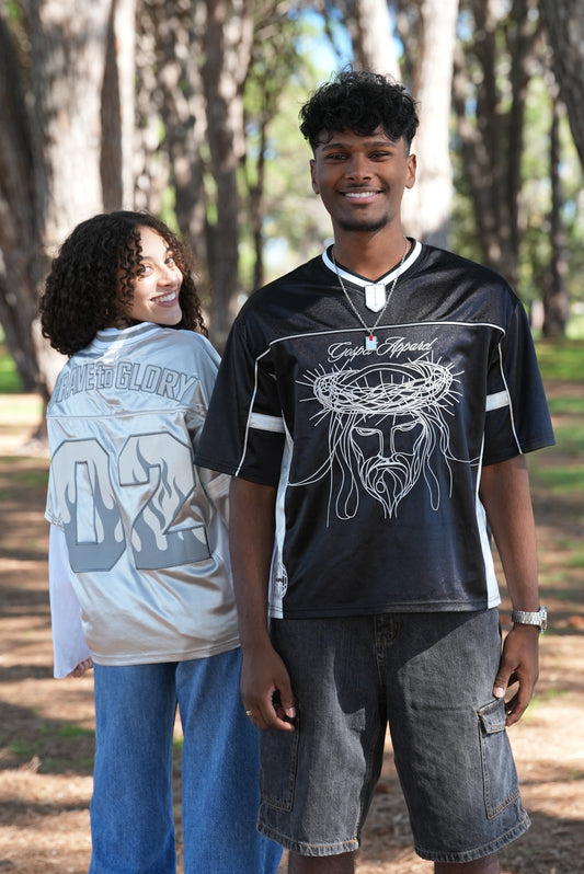 GOSPEL APPAREL - THE SILVER JESUS JERSEY