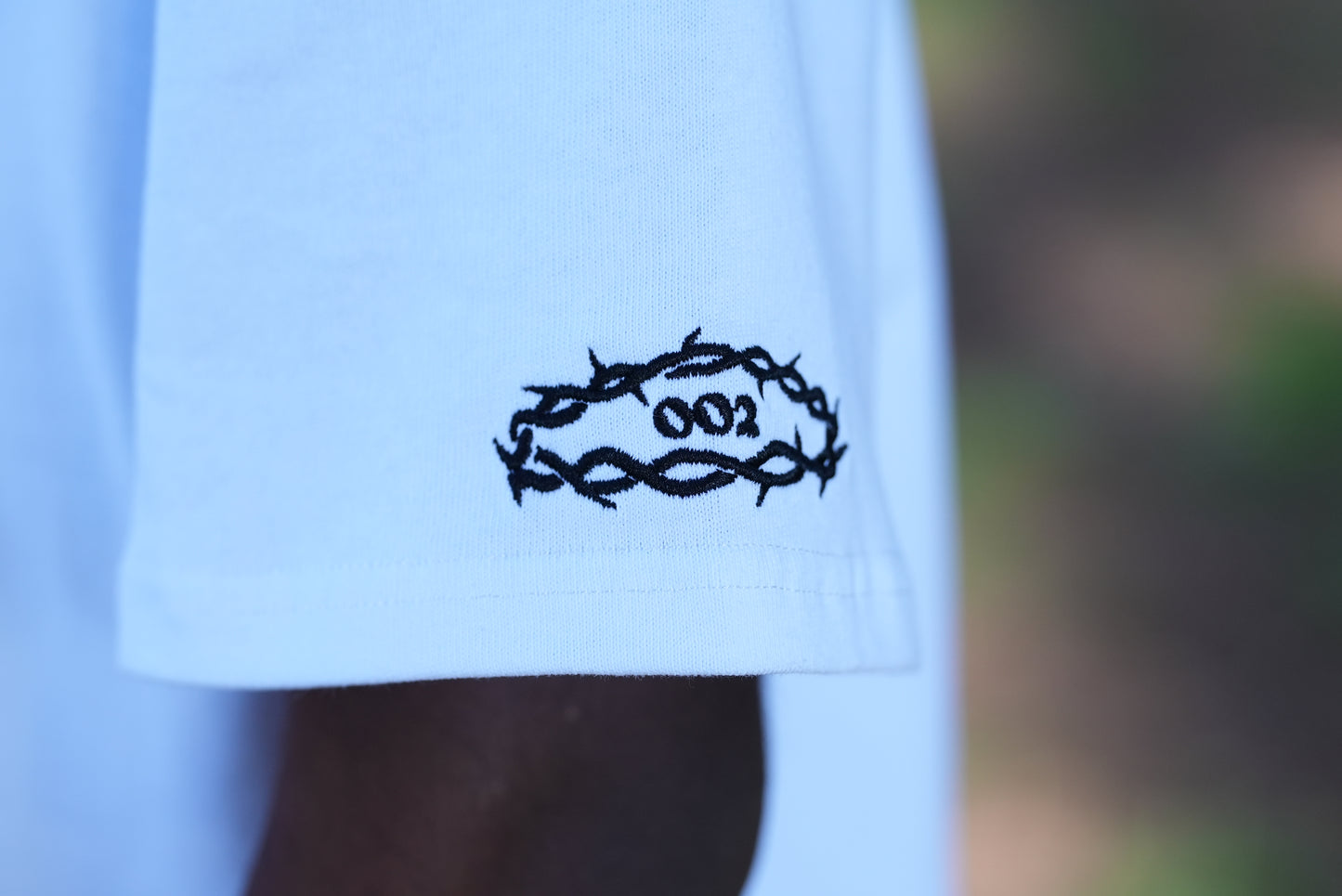 GOSPEL APPAREL - WHITE GRAVE TO GLORY BOXY T-SHIRT