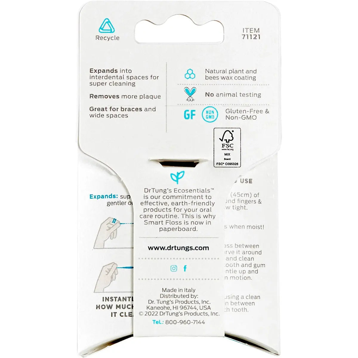 DR TUNG'S Smart Dental Floss (Colour May Vary) 27m DR TUNG