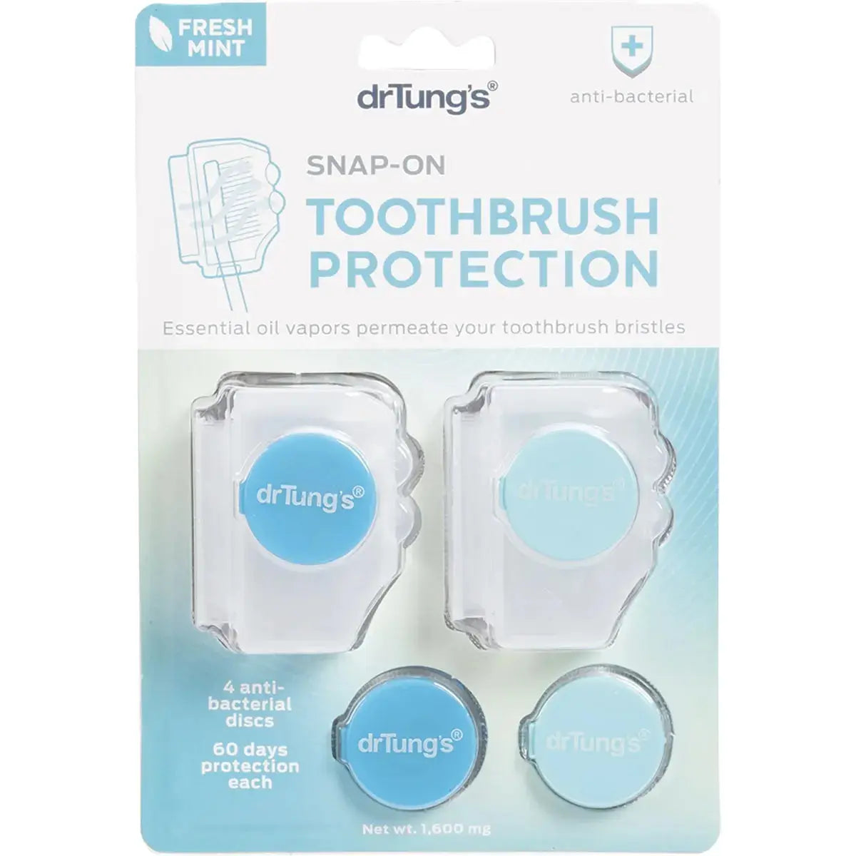 DR TUNG'S Toothbrush Protection Includes 2 Refills 2 DR TUNG