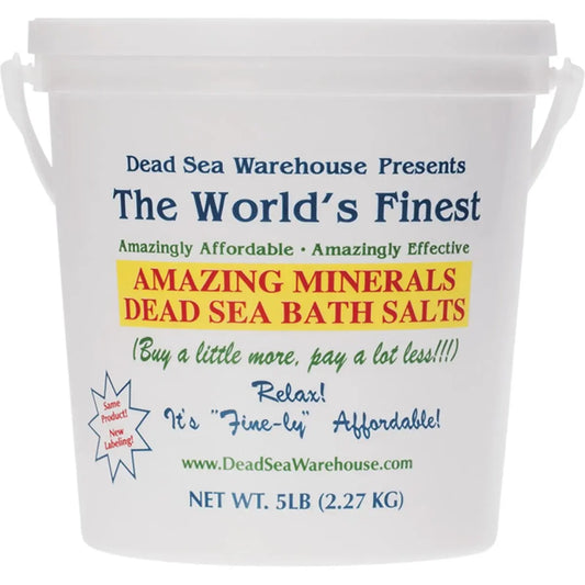 DEAD SEA WAREHOUSE Dead Sea Bath Salts Bucket 2.27kg DEAD SEA