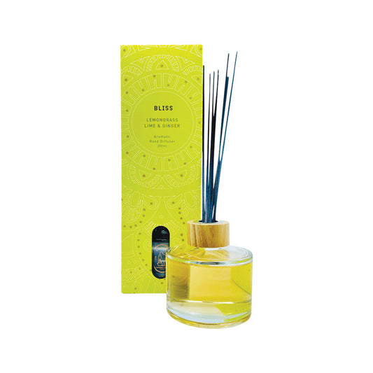 Distillery Fragrance House Reed Diffuser Bliss (Lemongrass Lime & Ginger) 200ml - Cutprice Online