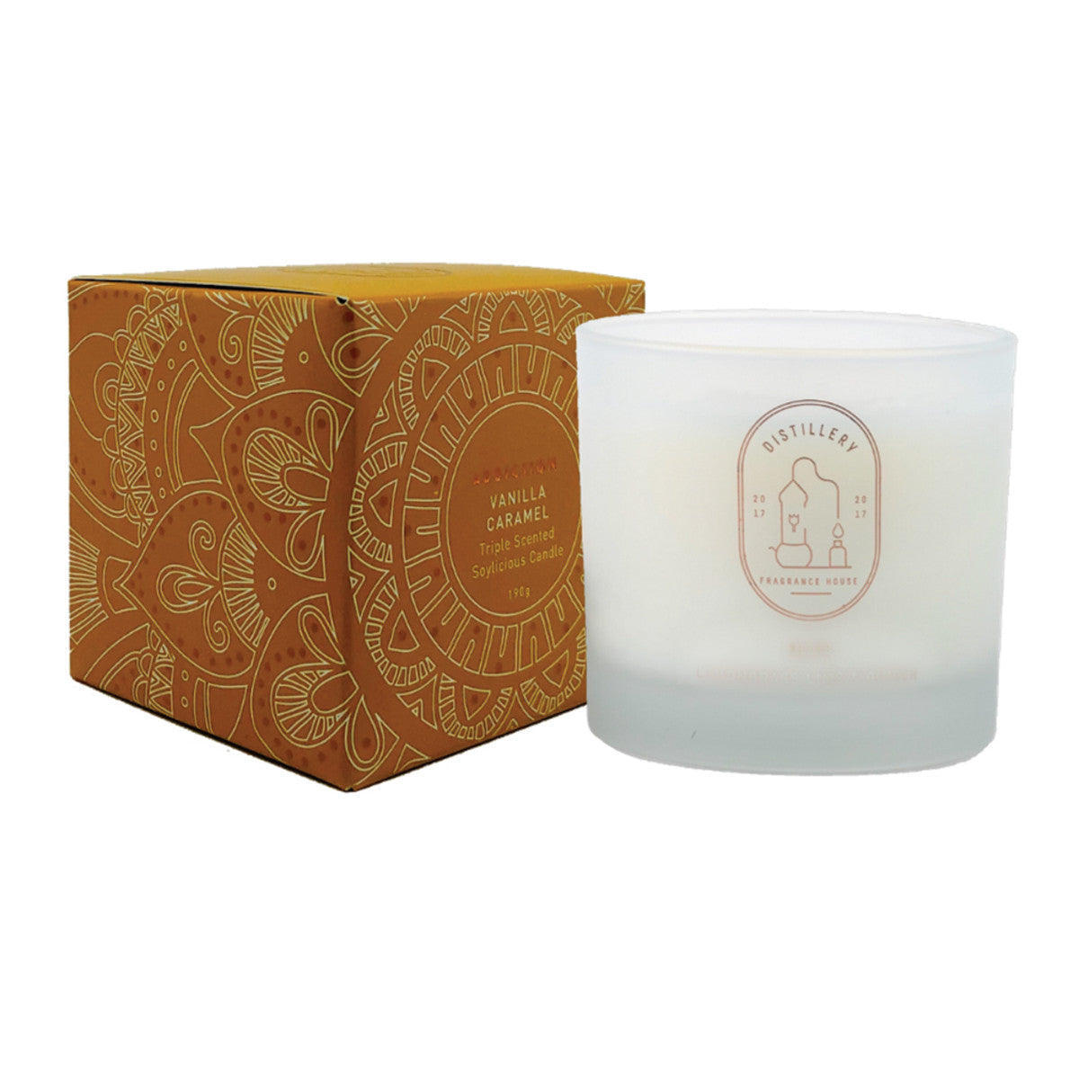 Distillery Fragrance House Soy Candle Addiction (Vanilla Caramel) 190g - Cutprice Online
