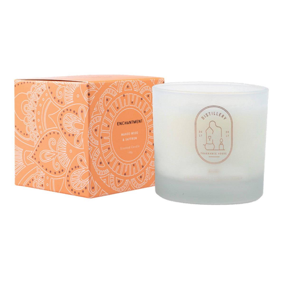 Distillery Fragrance House Soy Candle Enchantment (Mango Wood & Saffron) 190g - Cutprice Online
