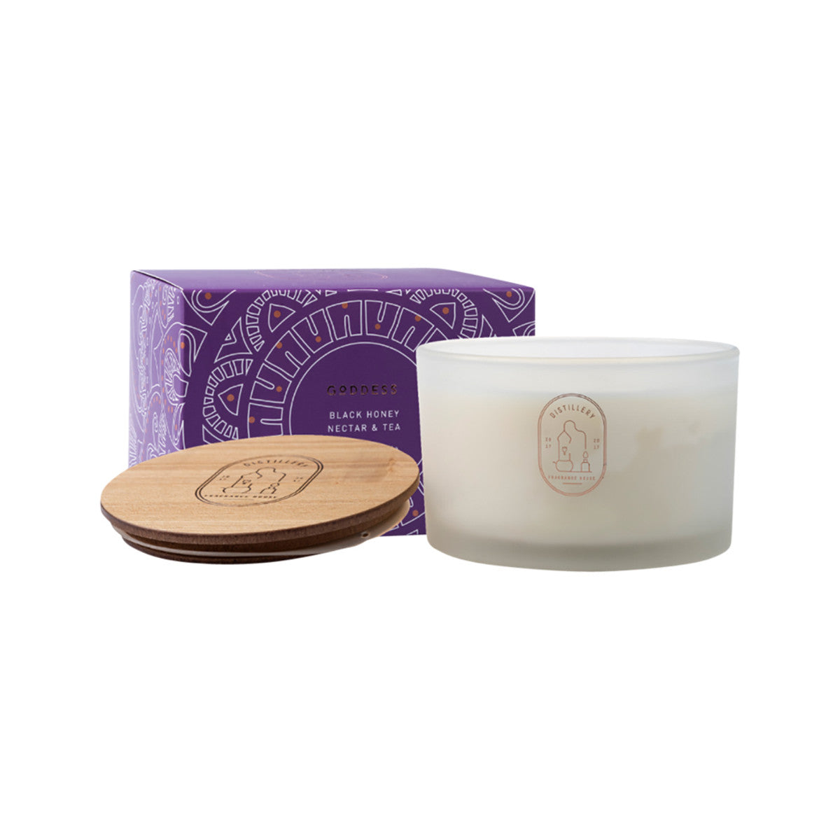 Distillery Fragrance House Soy Candle Goddess (Black Honey Nectar & Tea) 450g - Cutprice Online