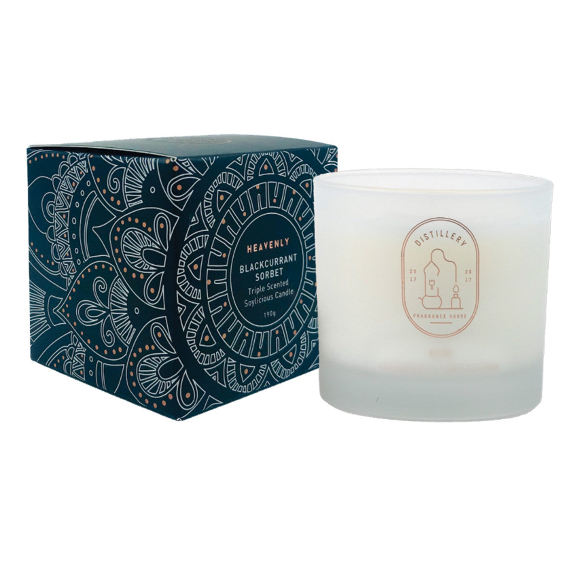 Distillery Fragrance House Soy Candle Heavenly (Blackcurrant Sorbet) 190g - Cutprice Online