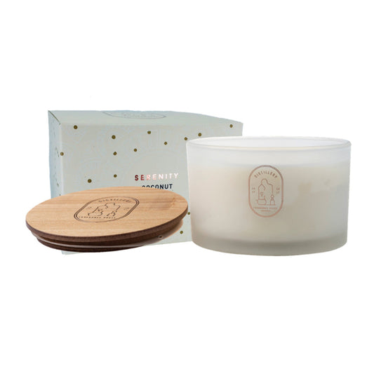 Distillery Fragrance House Soy Candle Serenity (Coconut Peach) 450g - Cutprice Online