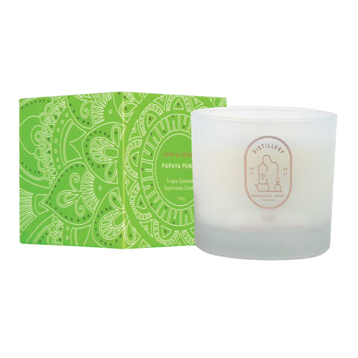 Distillery Fragrance House Soy Candle Tantalising (Papaya Punch) 190g - Cutprice Online