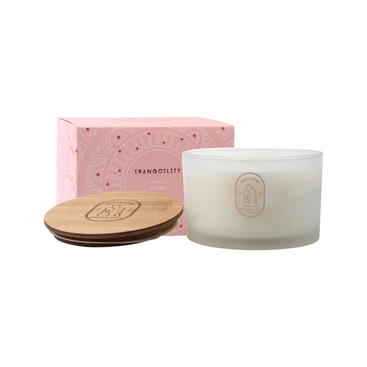 Distillery Fragrance House Soy Candle Tranquility (Vanilla Dream) 450g DISTILLERY FRAGRANCE HOUSE