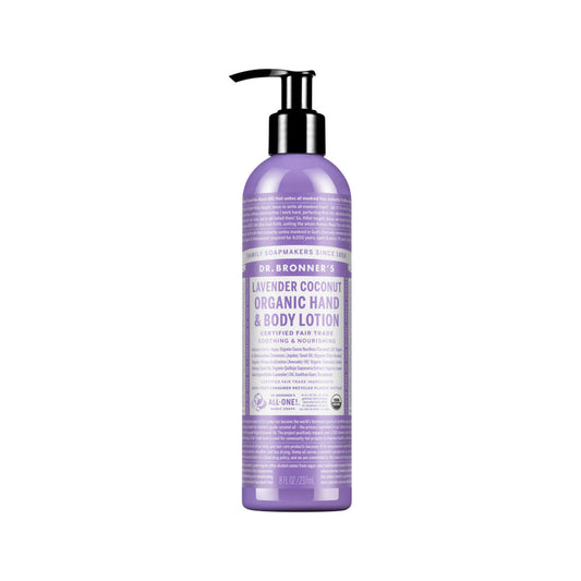 Dr. Bronner's Organic Hand & Body Lotion Lavender Coconut 237ml DR. BRONNER'S