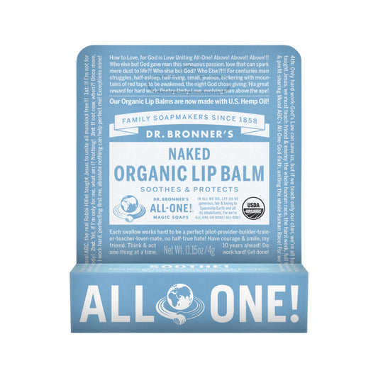 Dr. Bronner's Organic Lip Balm Naked 4g DR. BRONNER'S