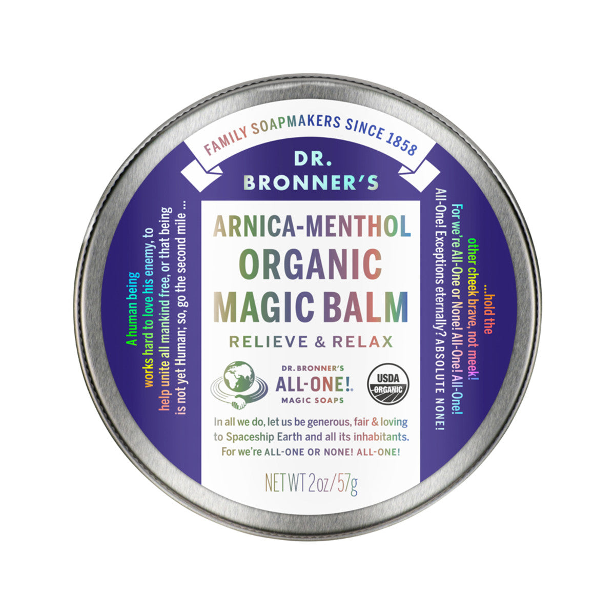 Dr. Bronner's Organic Magic Balm Arnica Menthol 57g - Cutprice Online