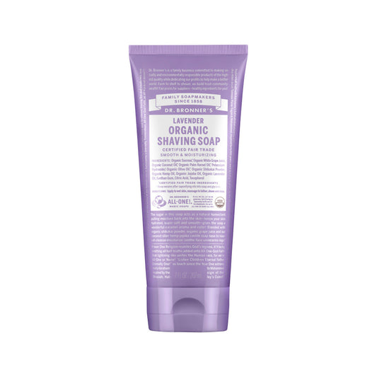 Dr. Bronner's Organic Shaving Soap Lavender 207ml - Cutprice Online