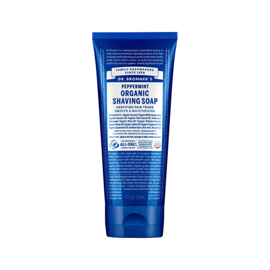 Dr. Bronner's Organic Shaving Soap Peppermint 207ml - Cutprice Online