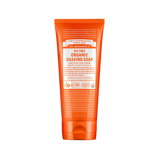 Dr. Bronner's Organic Shaving Soap Tea Tree 207ml - Cutprice Online