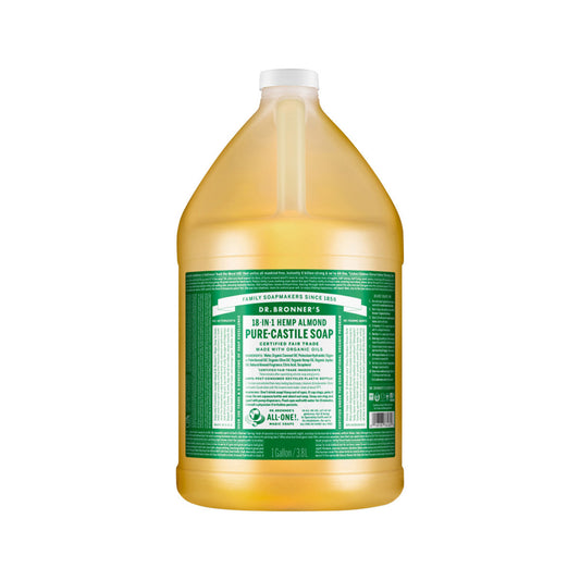 Dr. Bronner's Pure-Castile Soap Liquid (Hemp 18-in-1) Almond 3.78L - Cutprice Online