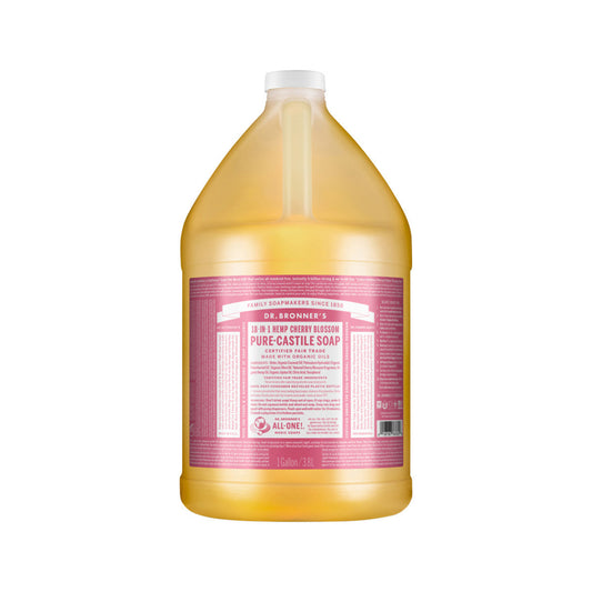 Dr. Bronner's Pure-Castile Soap Liquid (Hemp 18-in-1) Cherry Blossom 3.78L - Cutprice Online