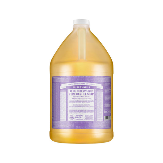 Dr. Bronner's Pure-Castile Soap Liquid (Hemp 18-in-1) Lavender 3.78L - Cutprice Online