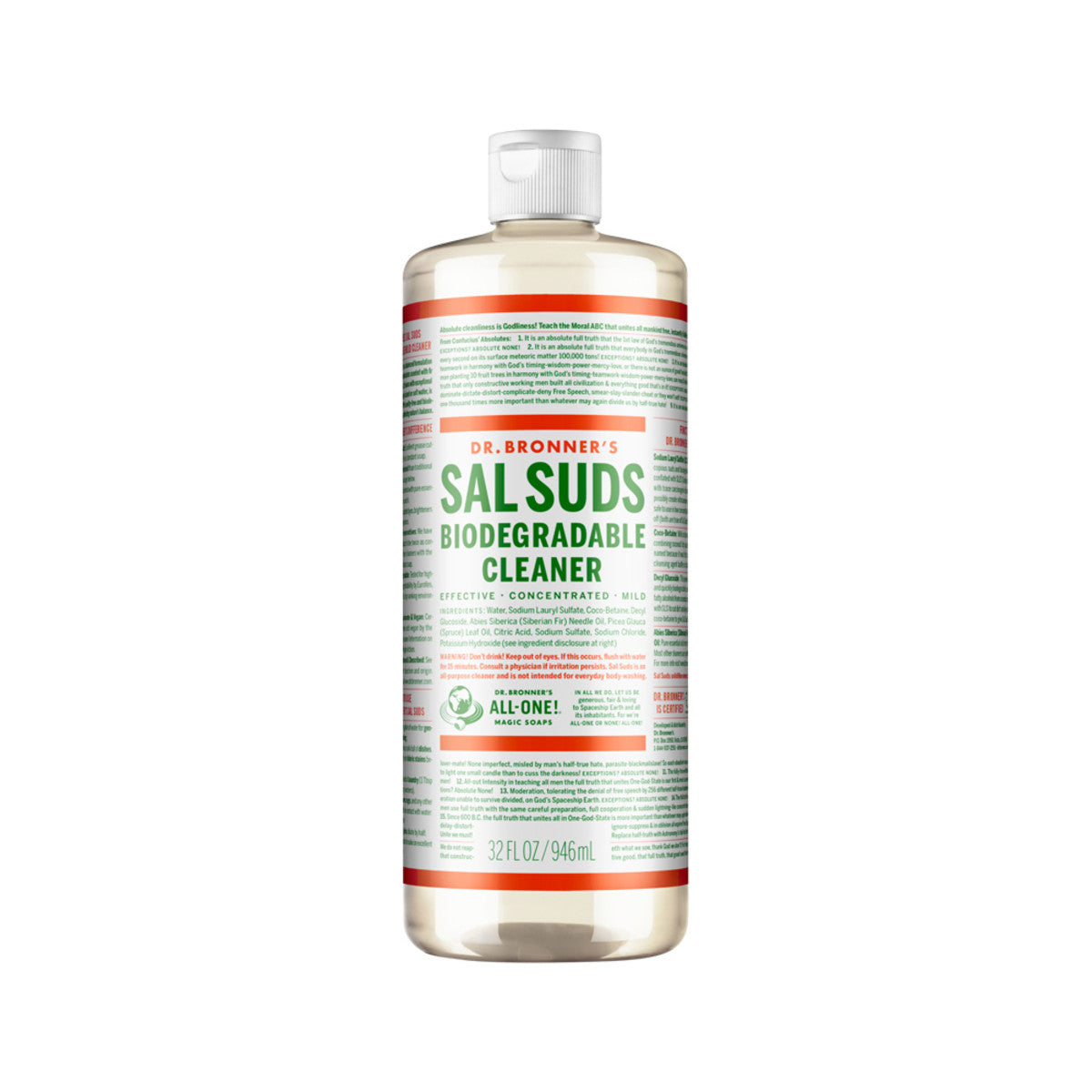Dr. Bronner's Sal Suds Biodegradable Cleaner 946ml - Cutprice Online