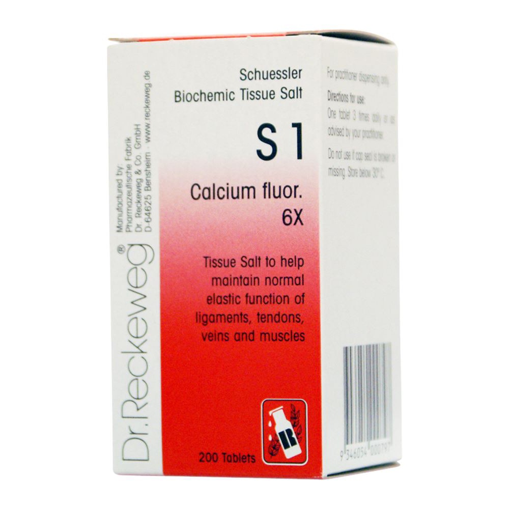 Dr. Reckeweg Schuessler BioChemic Tissue Salt S1 200t - Cutprice Online