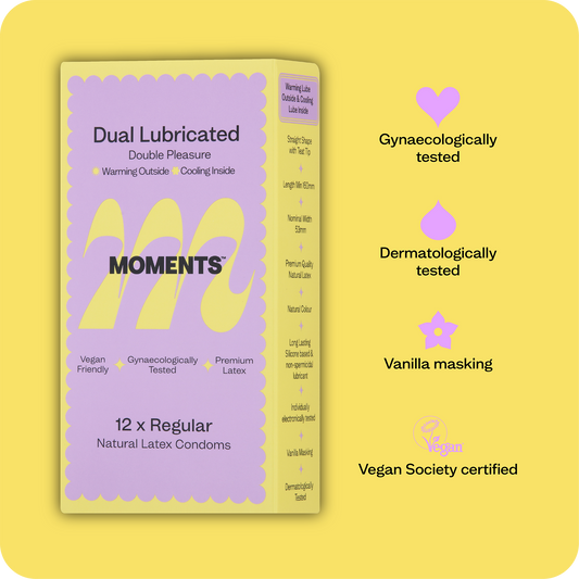 Moments Dual Lubricated Condom 12pk