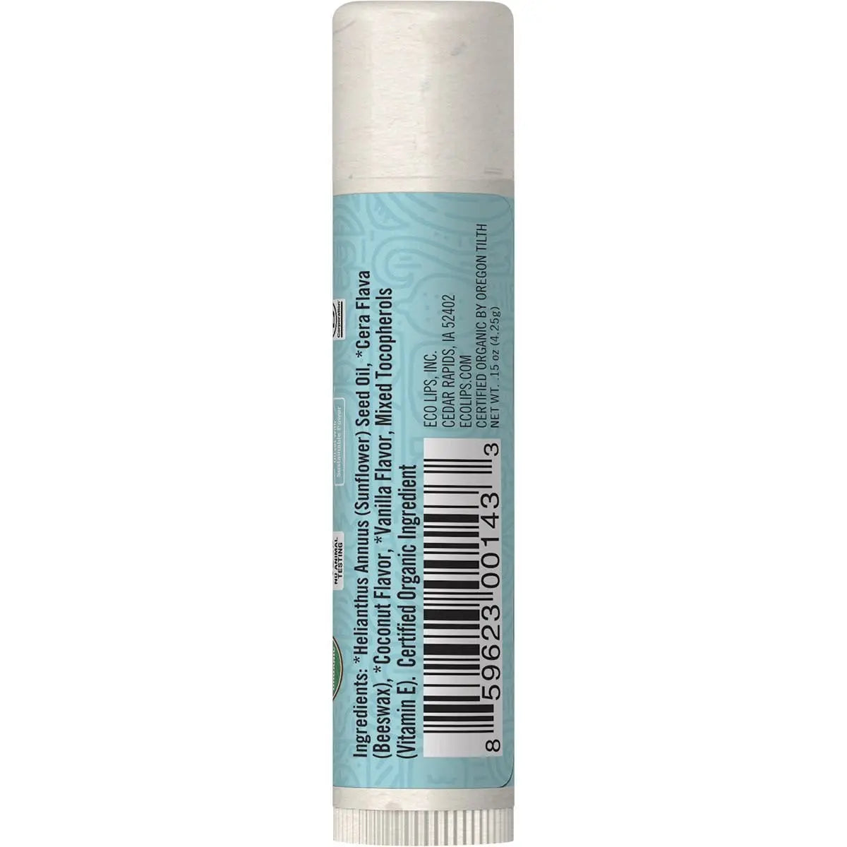 ECO LIPS Lip Balm Pure & Simple - Coconut 4.25g 24PK ECO LIPS
