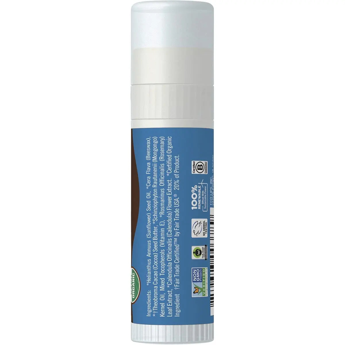 ECO LIPS Lip Balm (Super Size) Mongo Kiss - Unflavoured 15X7G ECO LIPS