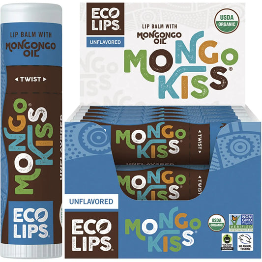 ECO LIPS Lip Balm (Super Size) Mongo Kiss - Unflavoured 15X7G ECO LIPS