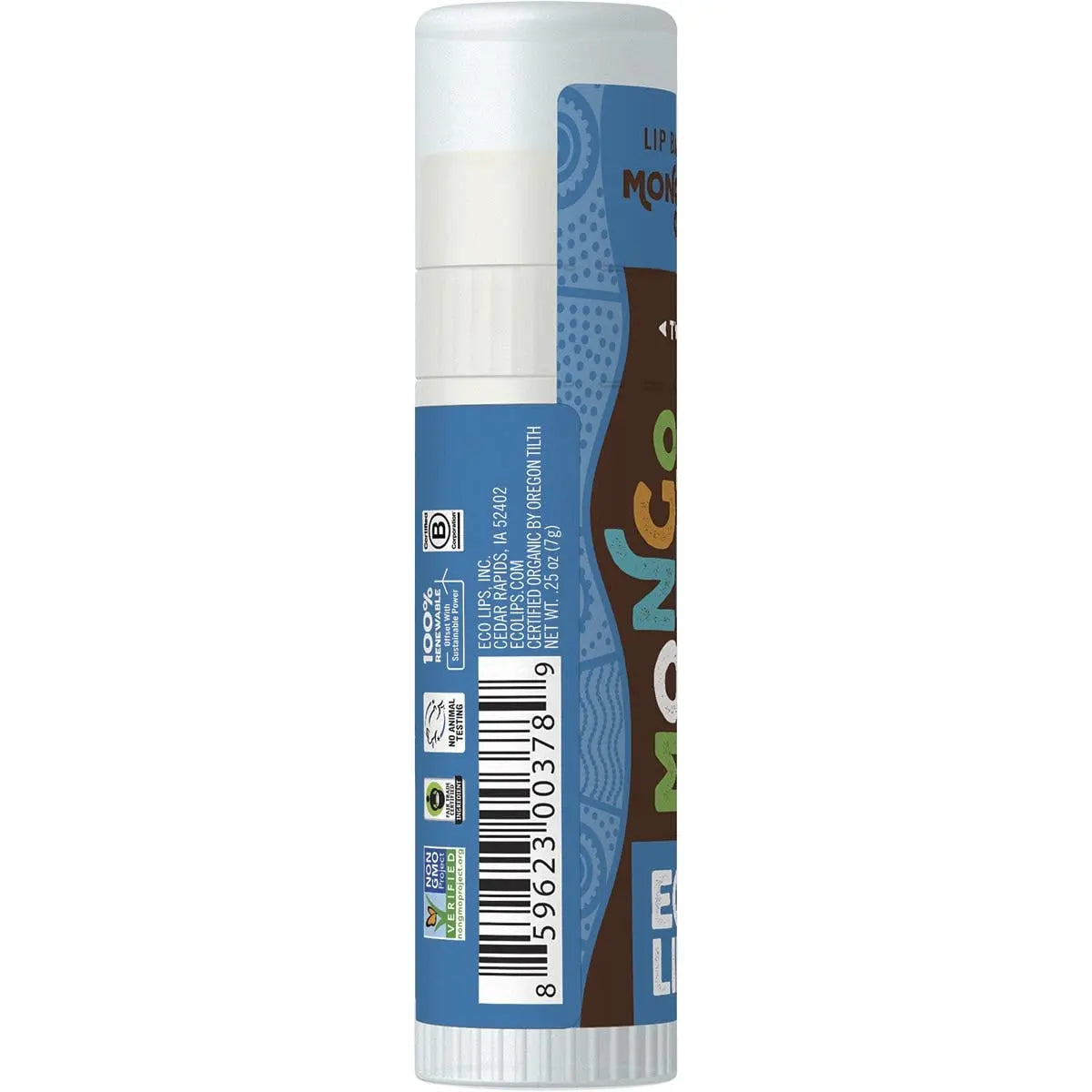 ECO LIPS Lip Balm (Super Size) Mongo Kiss - Unflavoured 15X7G ECO LIPS