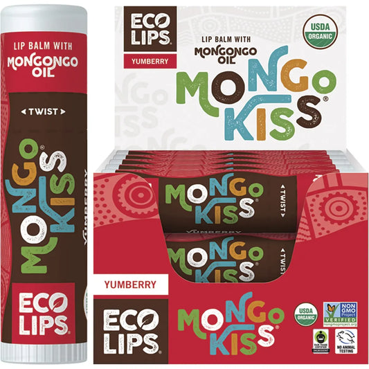 ECO LIPS Lip Balm  Mongo Kiss - Yumberry - 15x7g ECO LIPS