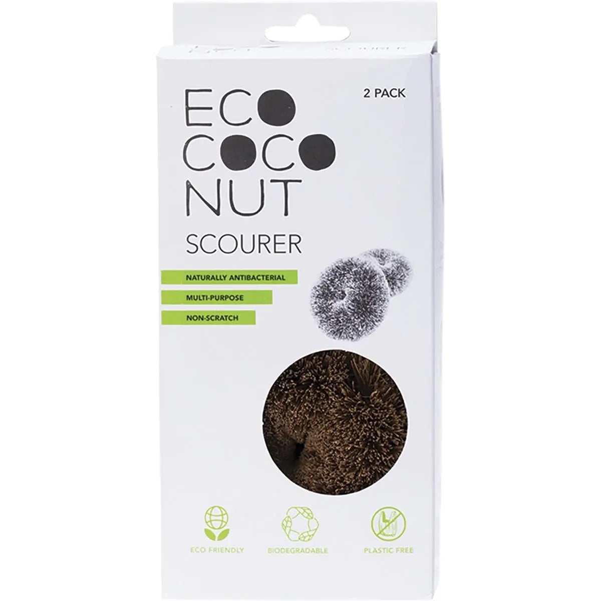ECOCOCONUT Coconut Fibre Scourer 2 ECOCOCONUT
