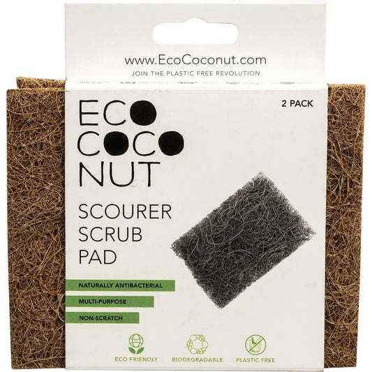 ECOCOCONUT Scourer Scrub Pad 2 ECOCOCONUT