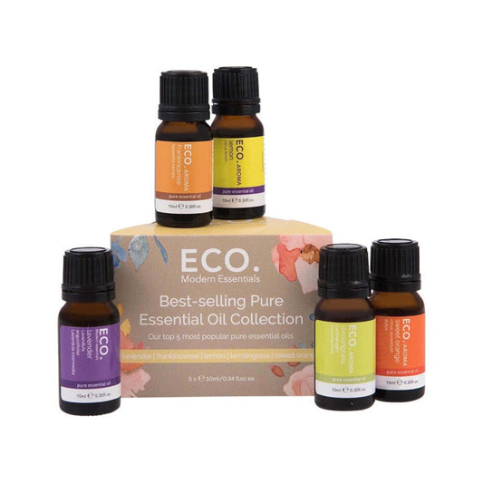 ECO. Modern Essentials Essential Oil Best-Selling Pure Essential Oil Collection 10ml x 5 Pack - Cutprice Online