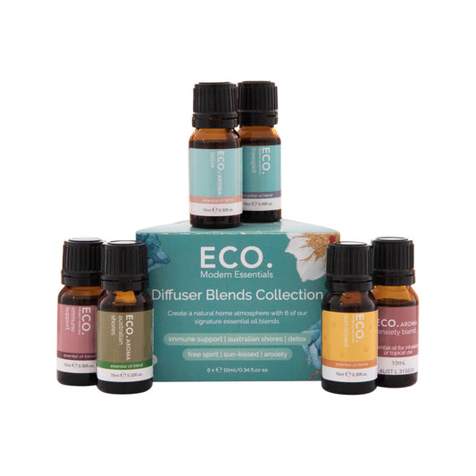 ECO. Modern Essentials Essential Oil Diffuser Blends Collection 10ml x 6 Pack ECO MODERN ESSENTIALS