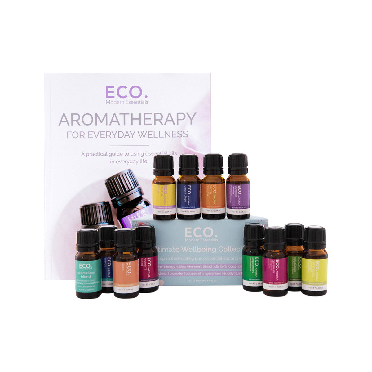 ECO. Modern Essentials Essential Oil Ultimate Wellbeing Collection 10ml x 12 Pack - Cutprice Online