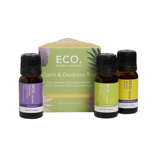 ECO. Modern Essentials Essential Oil Trio Calm & Destress 10ml x 3 Pack ECO MODERN ESSENTIALS
