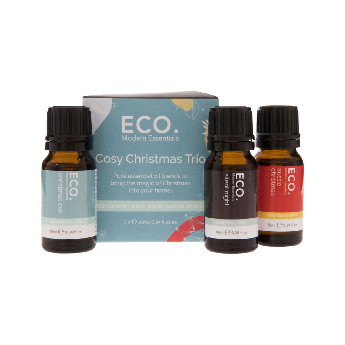 Eco. Modern Essentials Essential Oil Trio Cosy Christmas 10ml X 3 Pack - Cutprice Online