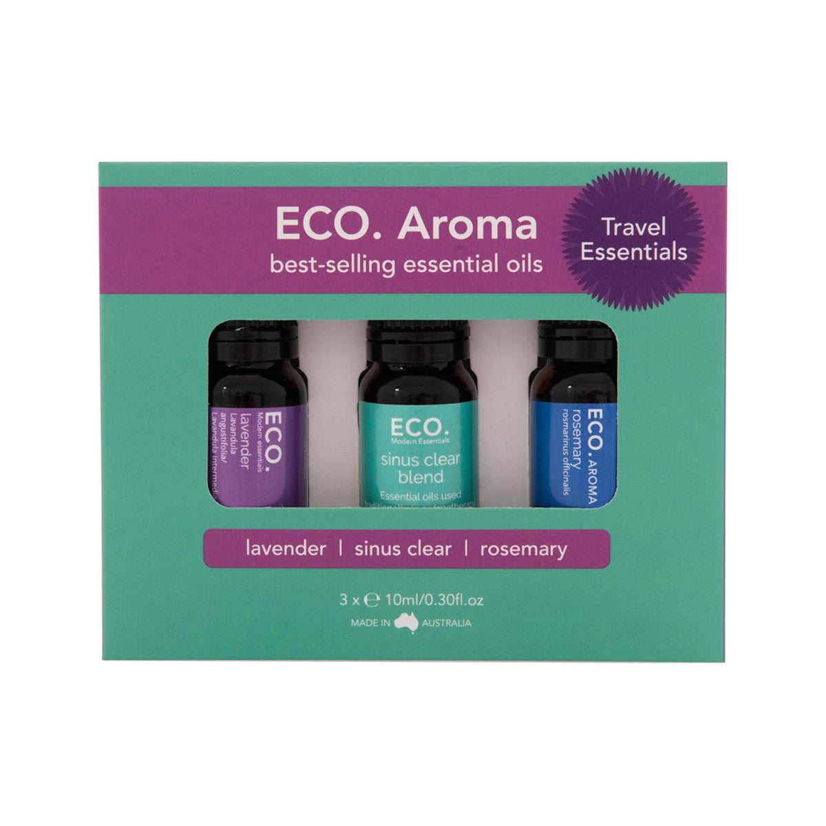 ECO. Modern Essentials Essential Oil Trio Travel Essentials 10ml x 3 Pack - Cutprice Online