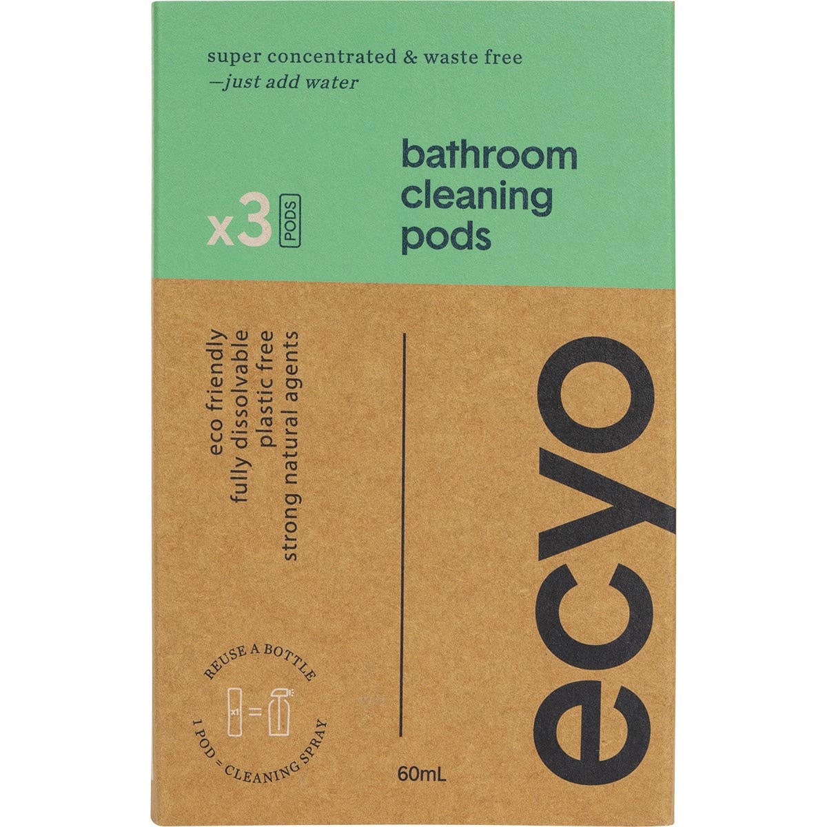 ECYO Cleaning Pods Bathroom 60ml (SINGLE) Ecyo