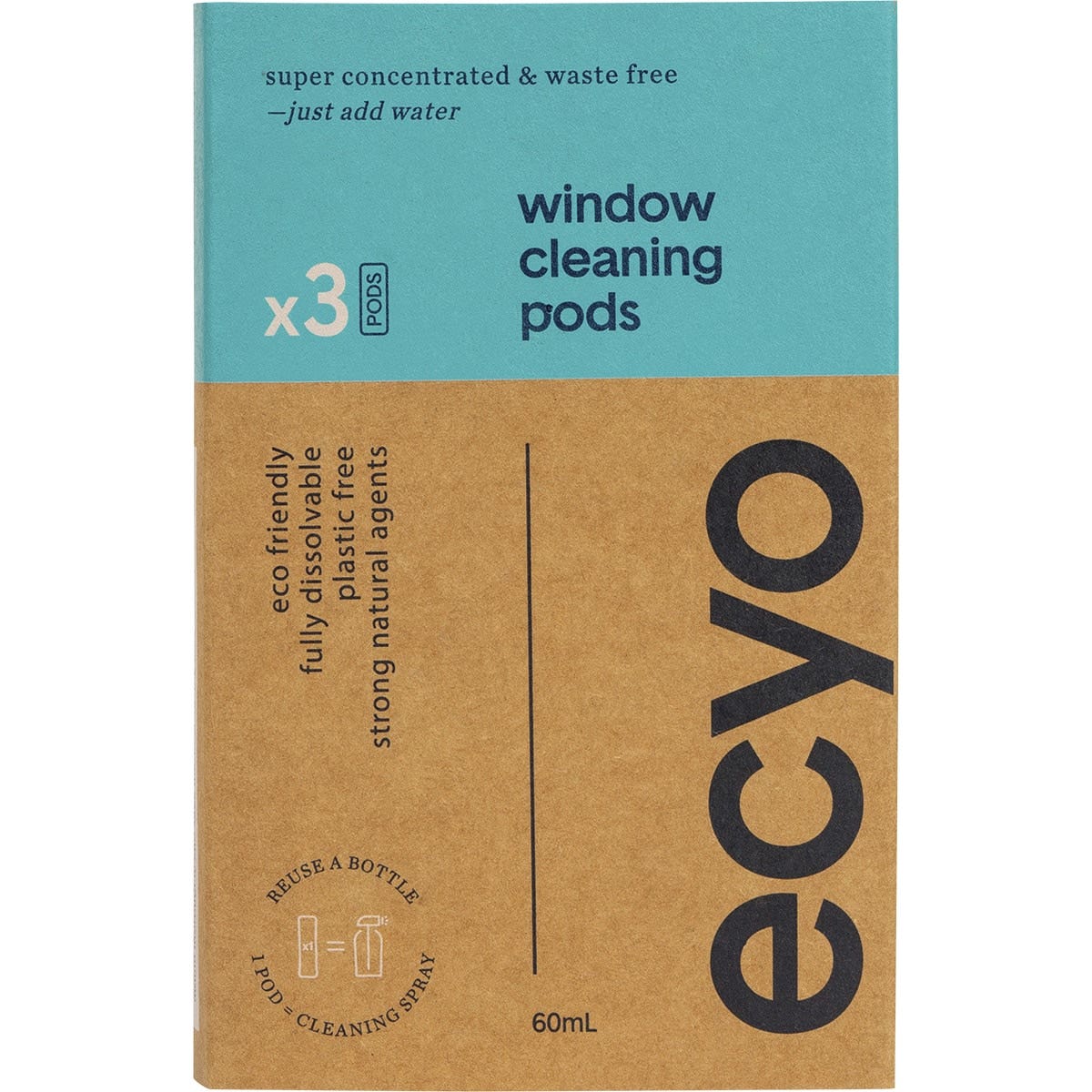 ECYO Cleaning Pods Window 60ml (SINGLE) Ecyo