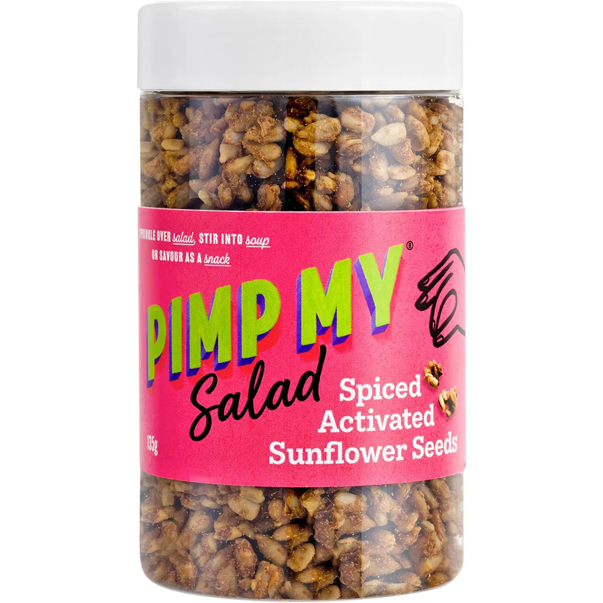 PIMP MY SALAD Spiced Activated Sunflower Seeds 5x135g PIMP MY SALAD