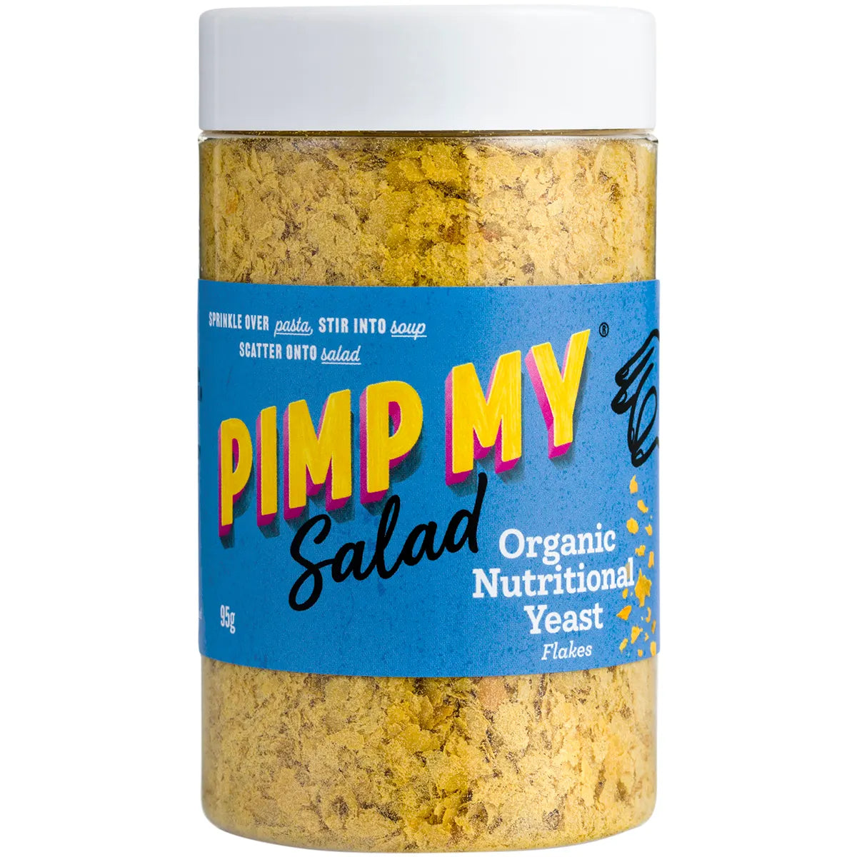 PIMP MY SALAD Organic Nutritional Yeast Flakes 5x95g PIMP MY SALAD