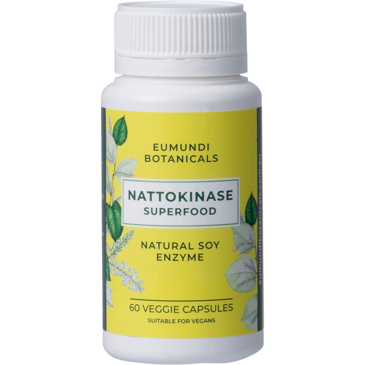 EUMUNDI BOTANICALS Nattokinase Natural Soy Enzyme 60 Caps - Cutprice Online