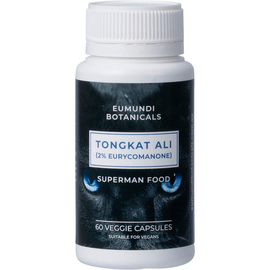 EUMUNDI BOTANICALS Tongkat Ali 2% Eurycomanone 60 Caps - Cutprice Online