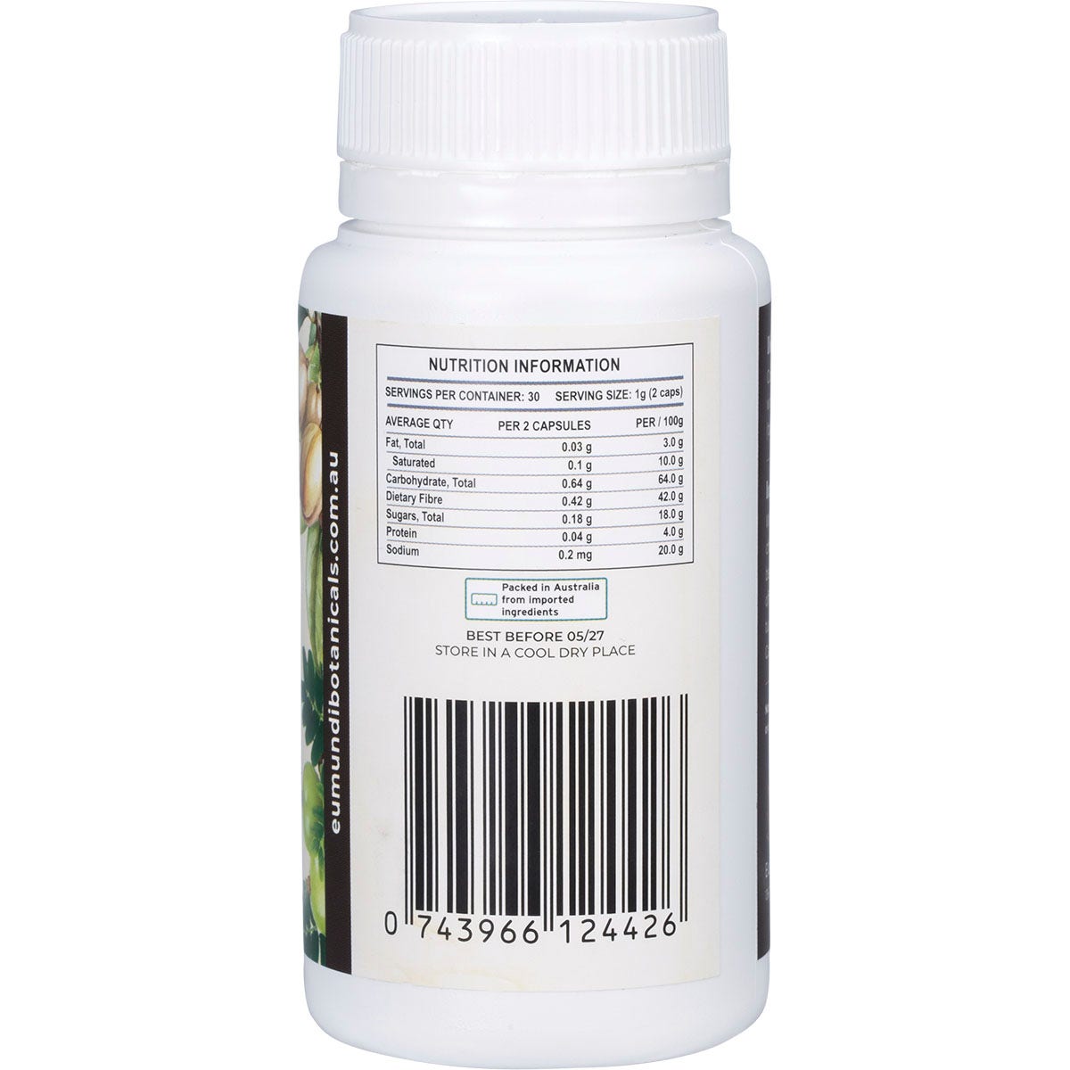 Eumundi Botanicals Ayurvedic Digestive Cleanse 60 Caps - Cutprice Online