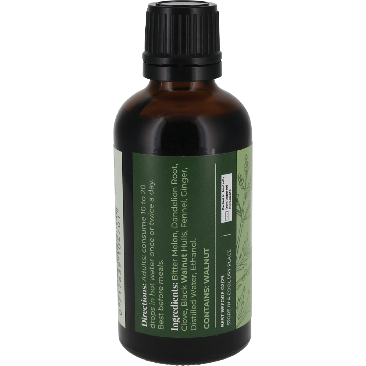Eumundi Botanicals Bitter Detox Tea 50ml