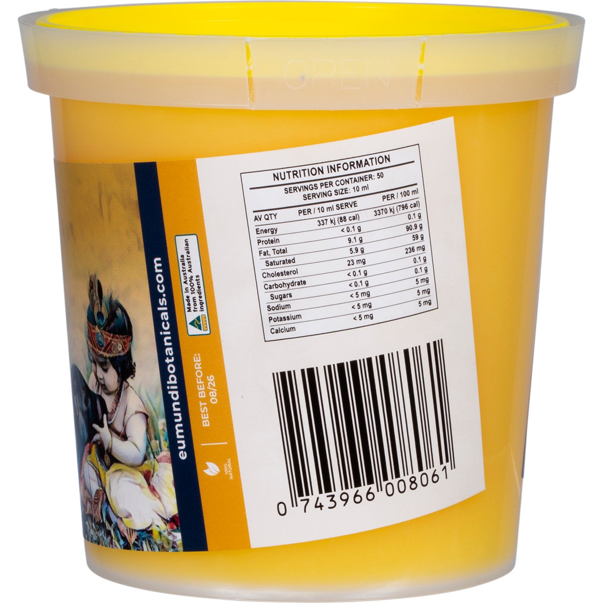 Eumundi Botanicals Dharma Ghee 500ml - Cutprice Online